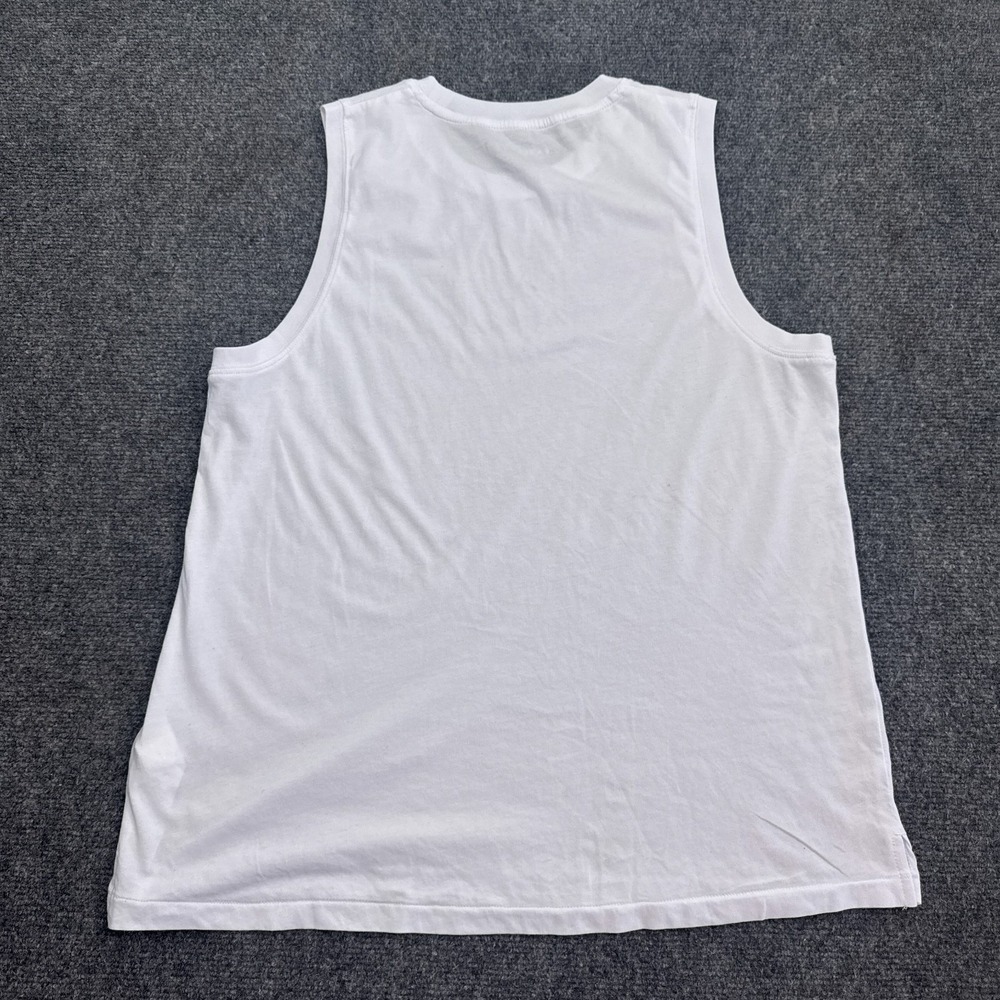 Fabletics Tank Top Womens Size Medium White Athleisure‎ Yoga Gym Activewear - Picture 8 of 13